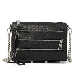 Rebecca Minkoff mini zip leather crossbody bag